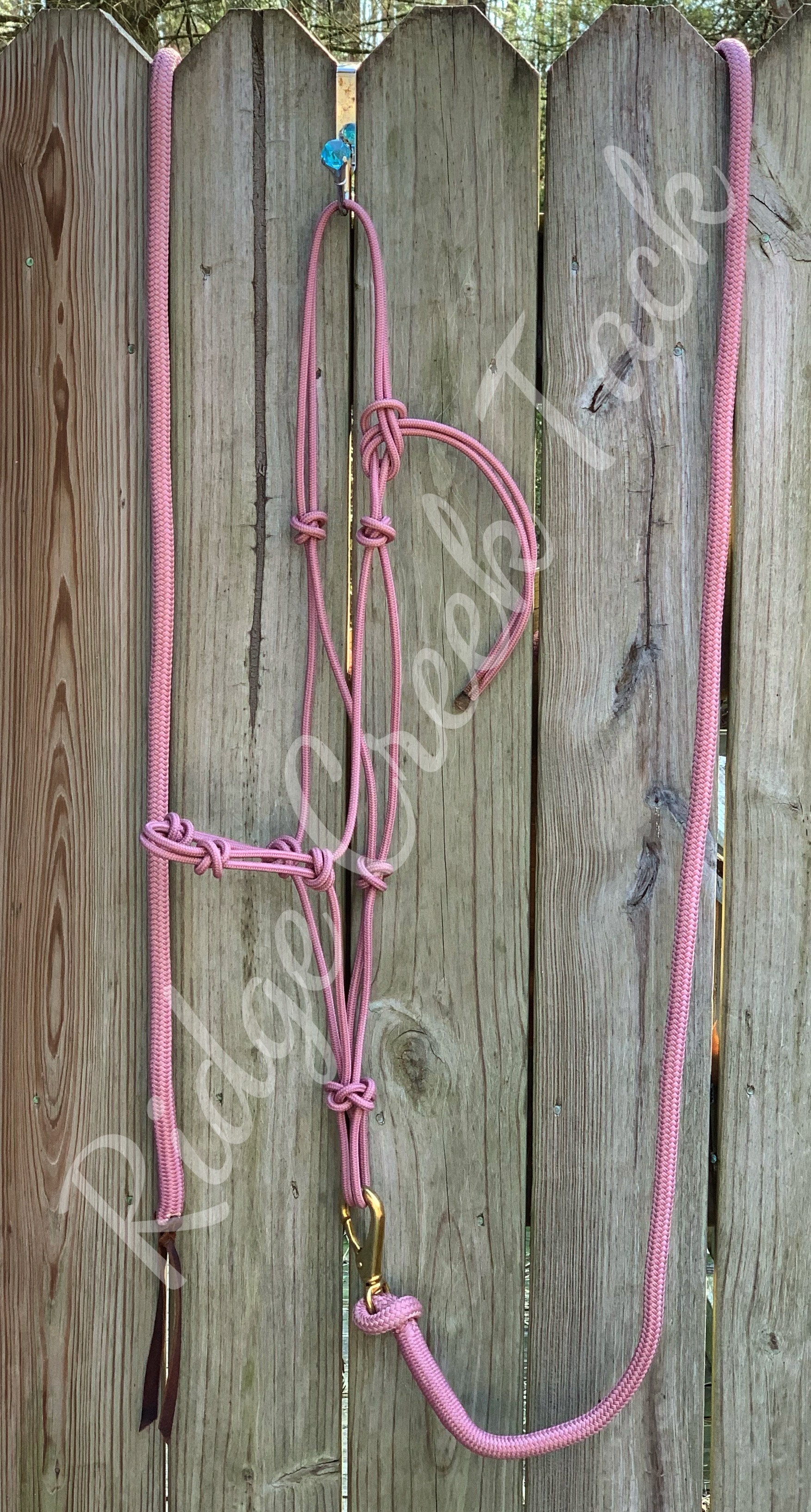 20 x 200 cm Large Raspberry/Nappa Black/Pink HUNTER Softie Art-Nubuk Nickel Training Lead Rope